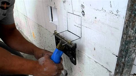 electrical boxes for icf walls|hot knife for icf walls.